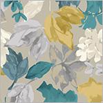 WHM Blake Lush Foliage - 53663-5 Oat - Cotton Fabric