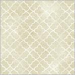 WHM Blake Quatrefoil - 53665-6 Pearl - Cotton Fabric