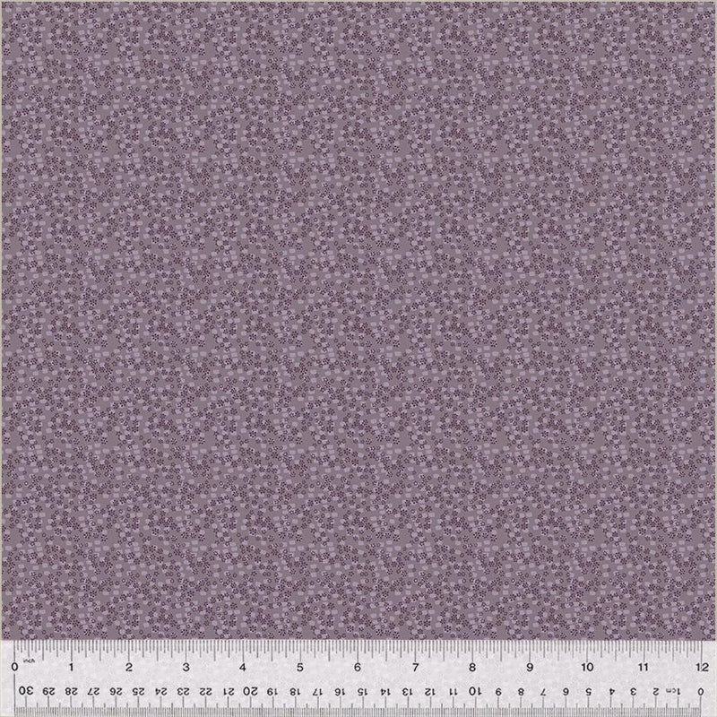 WHM Circa: Purple Flower Sprinkles - 53955-7 Aster - Cotton Fabric