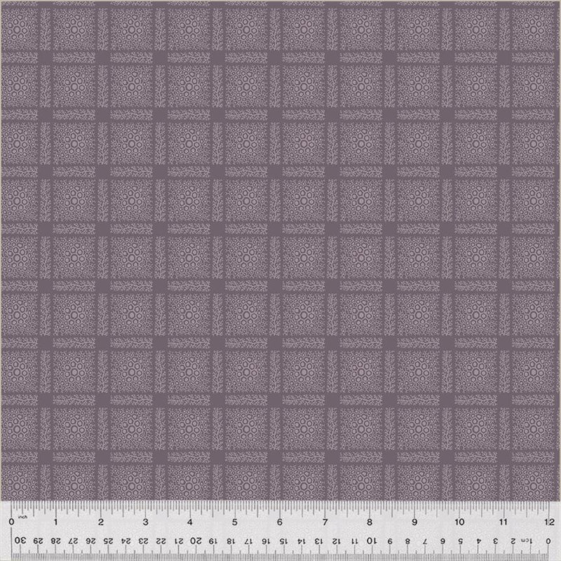 WHM Circa: Purple Lacy Plaid - 53953-3 Purple - Cotton Fabric