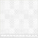 WHM Frosting Azulejo - 54617-1 White - Cotton Fabric