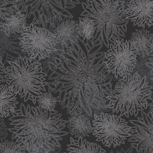 AGF Floral Elements FE-530 Moonlight - Cotton Fabric
