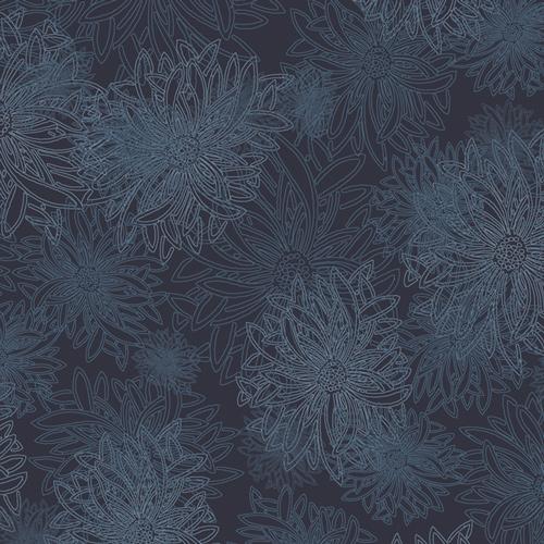 AGF Floral Elements FE-538 Nocturne - Cotton Fabric