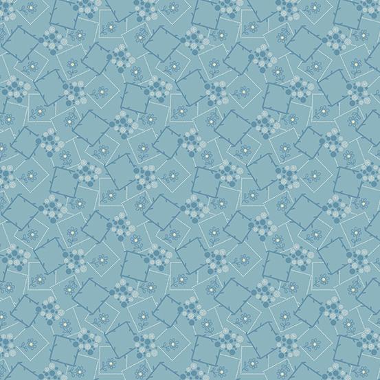 AND Blue Escape - A-357-T - Cotton Fabric