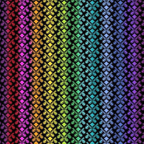AND Rainbow Wonderland - A-327-K - Cotton Fabric