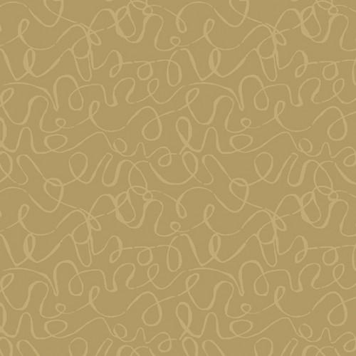 AND Scribbles Khaki 8889-N6 - Cotton Fabric