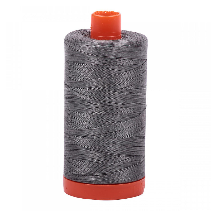 Aurifil Mako Cotton Thread 50 WT. Grey Smoke - MK50SP5004