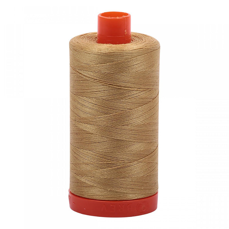 Aurifil Mako Cotton Thread 50 WT. Light Brass - MK50SP2920