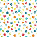 BLK A to Zoo 2655-01 White - Cotton Fabric
