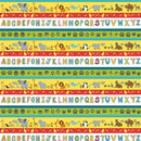 BLK A to Zoo 2656-44 Yellow - Cotton Fabric