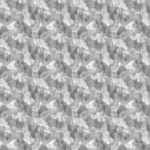 BLK Crescent 108" Textured Arcs - 2970-90 Gray - Cotton Fabric