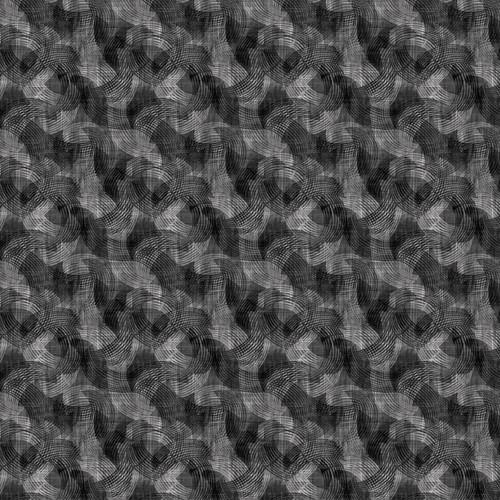 BLK Crescent 108" Textured Arcs - 2970-99 Charcoal - Cotton Fabric