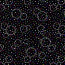 BLK Flower Power 2631-99 Black - Cotton Fabric