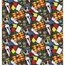 BLK Goal Kick Soccer 8824-66 - Cotton Fabric