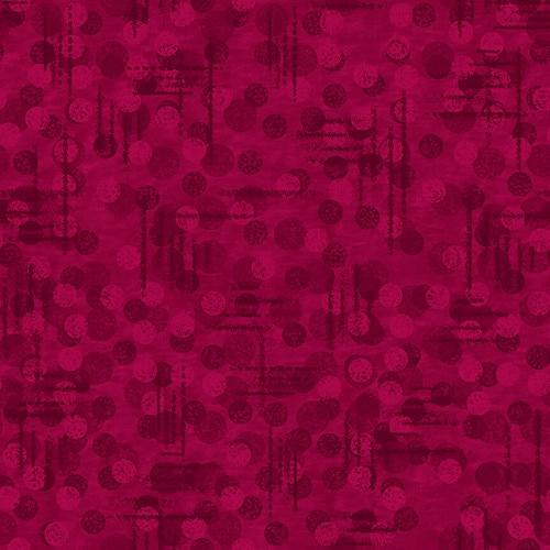 BLK Jotdot Wine 9570-87 Tonal Texture - Cotton Fabric