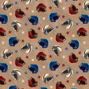 BLK Live To Ride 2555-30 Tan - Cotton Fabric