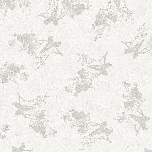 BLK Narumi Birds On Branches Off-White 9930-01 - Quilt Fabric