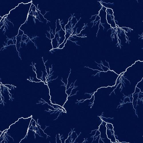 BLK National Tresures II 8623-79 Lightning Sky - Cotton Novelty Fabric