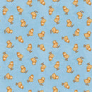 BLK Out To Pasture 2358-70 Light Blue - Cotton Fabric