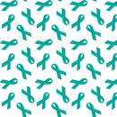 BLK Ovarian Cancer Inspiration - 1759M-76 Teal - Cotton Fabric