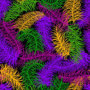 BLK Spring Jubilee, 9899-99 Black - Cotton Fabric