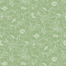BTX Amazing Poppies 623-40 Green - Cotton Fabric
