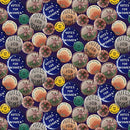 BTX Campaign Buttons Multi 12322-99 - Cotton Fabric