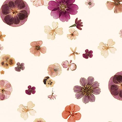BTX Floral Impressions 8678M-07 Cream - Cotton Fabric