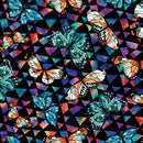 BTX Season of the Sun 13195-12 Black/Multi - Cotton Fabric