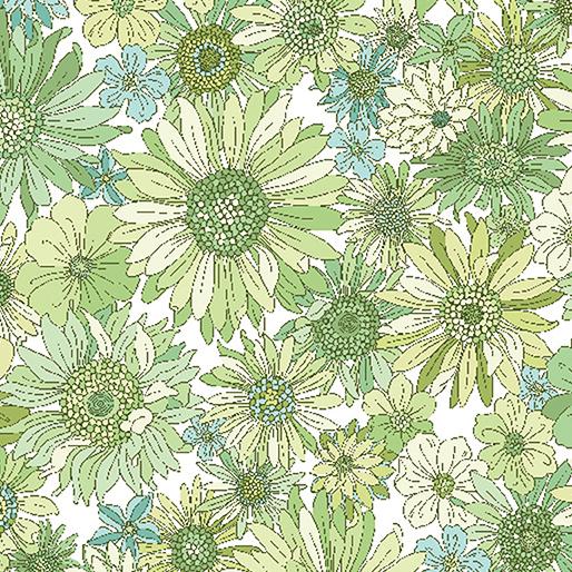 BTX Sleepovers - 13574-40 Green - Cotton Fabric