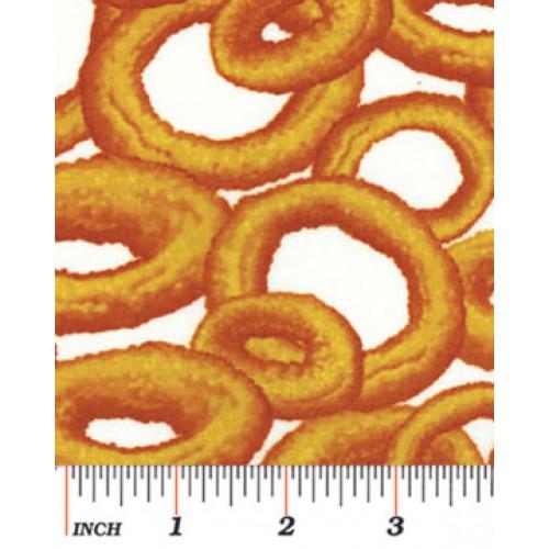 BTX Snack Attack Onion Rings 05545-09 - Cotton Fabric