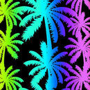 BTX Tropical Breeze, 9716-12 Black - Cotton Fabric