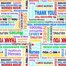BTX We Appreciate You 12429-09 White - Cotton Fabric