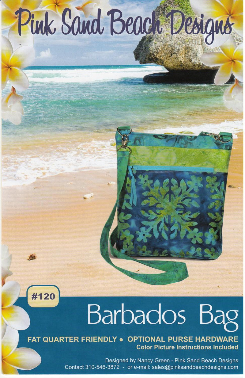 Barbados Bag Fat Quarter Friendly Pattern - PSB120
