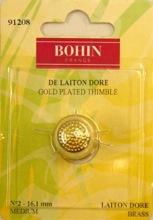 CHK Bohin Brass Thimble Size Medium - 91208