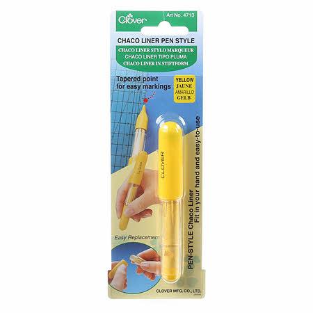 CHK Clover Chaco Liner Pen Yellow - 4713CV