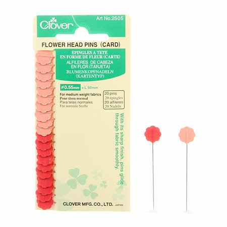 CHK Clover Flower Head Pins - 2505-CV