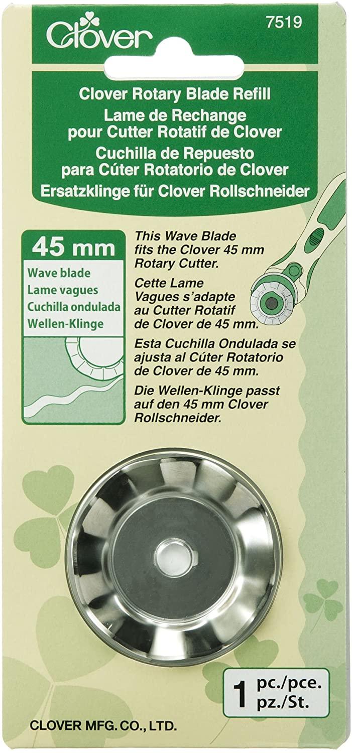 CHK Clover Rotary Cutter Wave Blade Refill 45mm - 7519CV