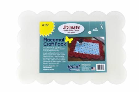 CHK Double Sided Fusible Placemat Craft Pack 12-1/2in x 18-1/4in 4pk - PM-8B