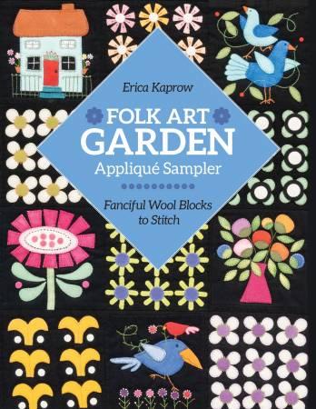 CHK Folk Art Garden Applique Sampler - 11540 - Books