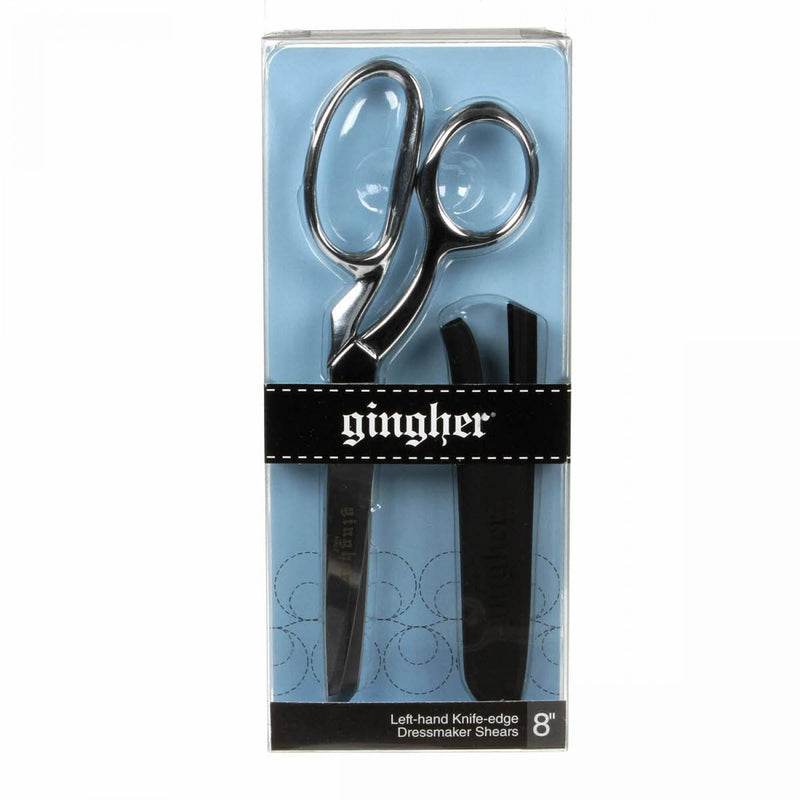 CHK Gingher 8in Left-Handed Knife Edge Dressmaker Shears - 01-005309