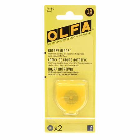 CHK Olfa Replacement Rotary Blades 18mm - RB18-2