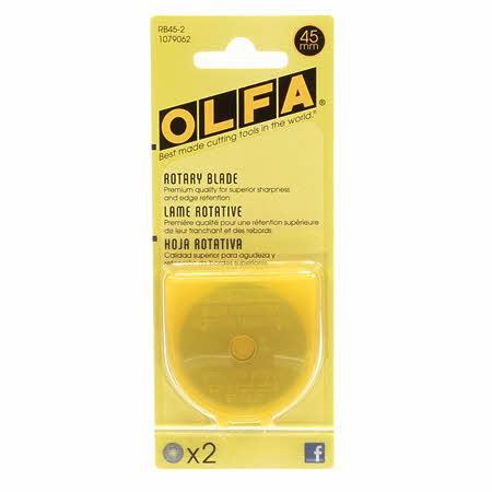 CHK Olfa Replacement Rotary Blades 45mm - RB45-2