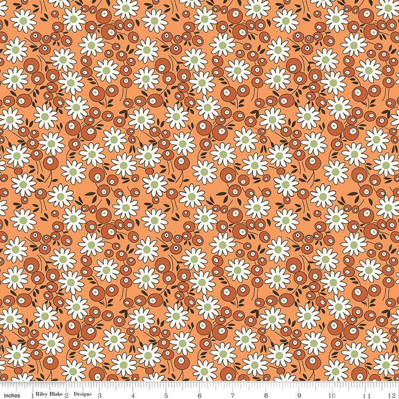 CWH Bee Vintage - C13074-MELON - Cotton Fabric