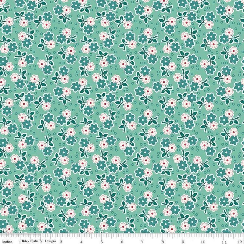 CWH Bee Vintage - C13081-SEAGLASS - Cotton Fabric