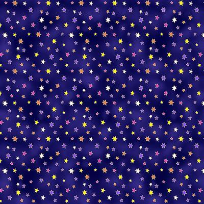 CWRK Celestial Magic Stars Y3166-95 INDIGO  - Cotton Fabric
