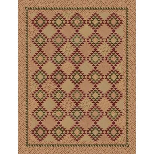 Christmas On The Prairie Quilt Pattern 68 x 88 - 435G