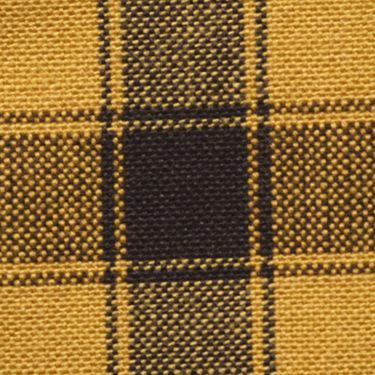 DRN Homespun Housecheck - H74 Mustard - Cotton Fabric