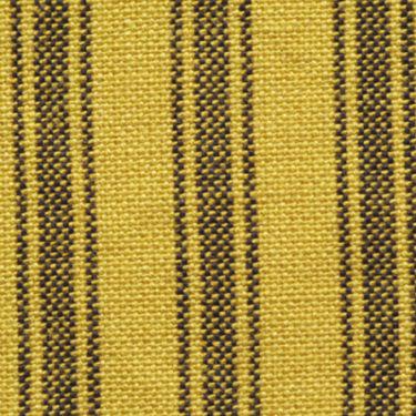DRN Mustard/Black Ticking Homespun H76 - Cotton Fabric