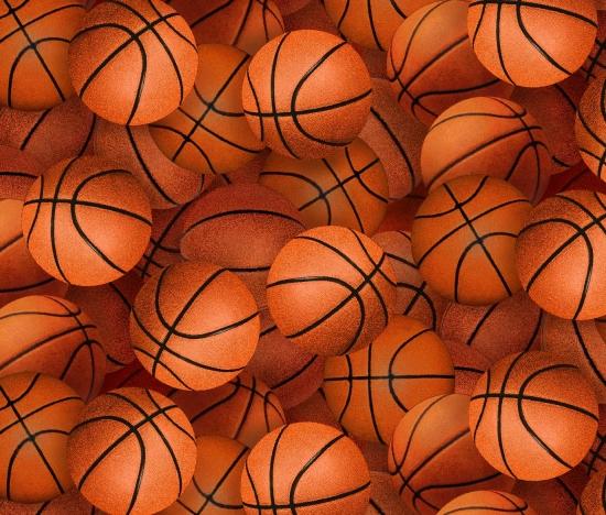 EZS Sports 221-ORANGE Basketballs - Cotton Fabric